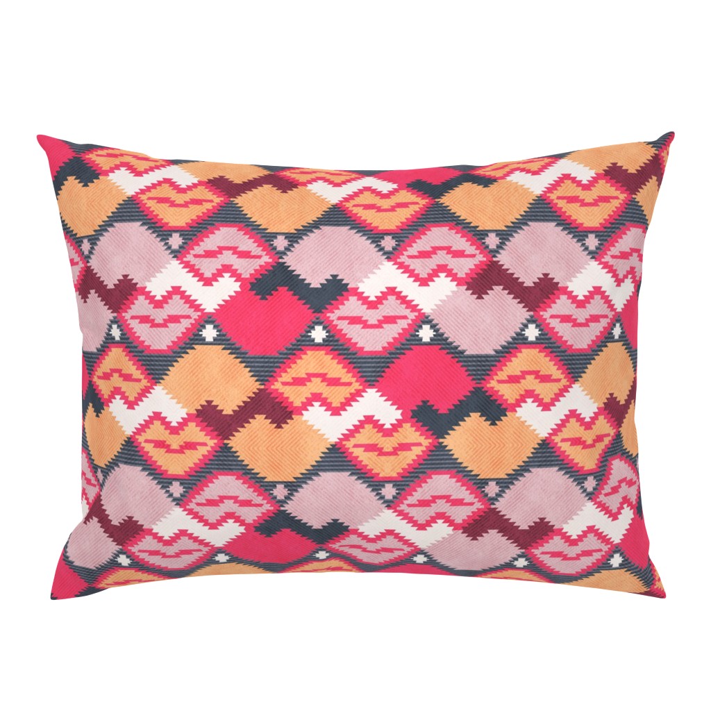 Normal scale // Those lips are "kilim" me // vibrant pink and orange