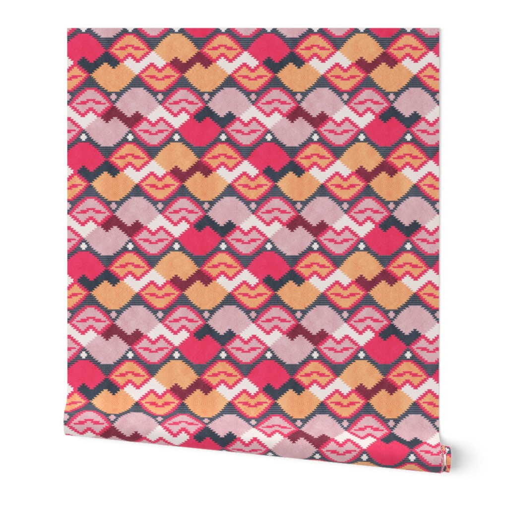 Normal scale // Those lips are "kilim" me // vibrant pink and orange