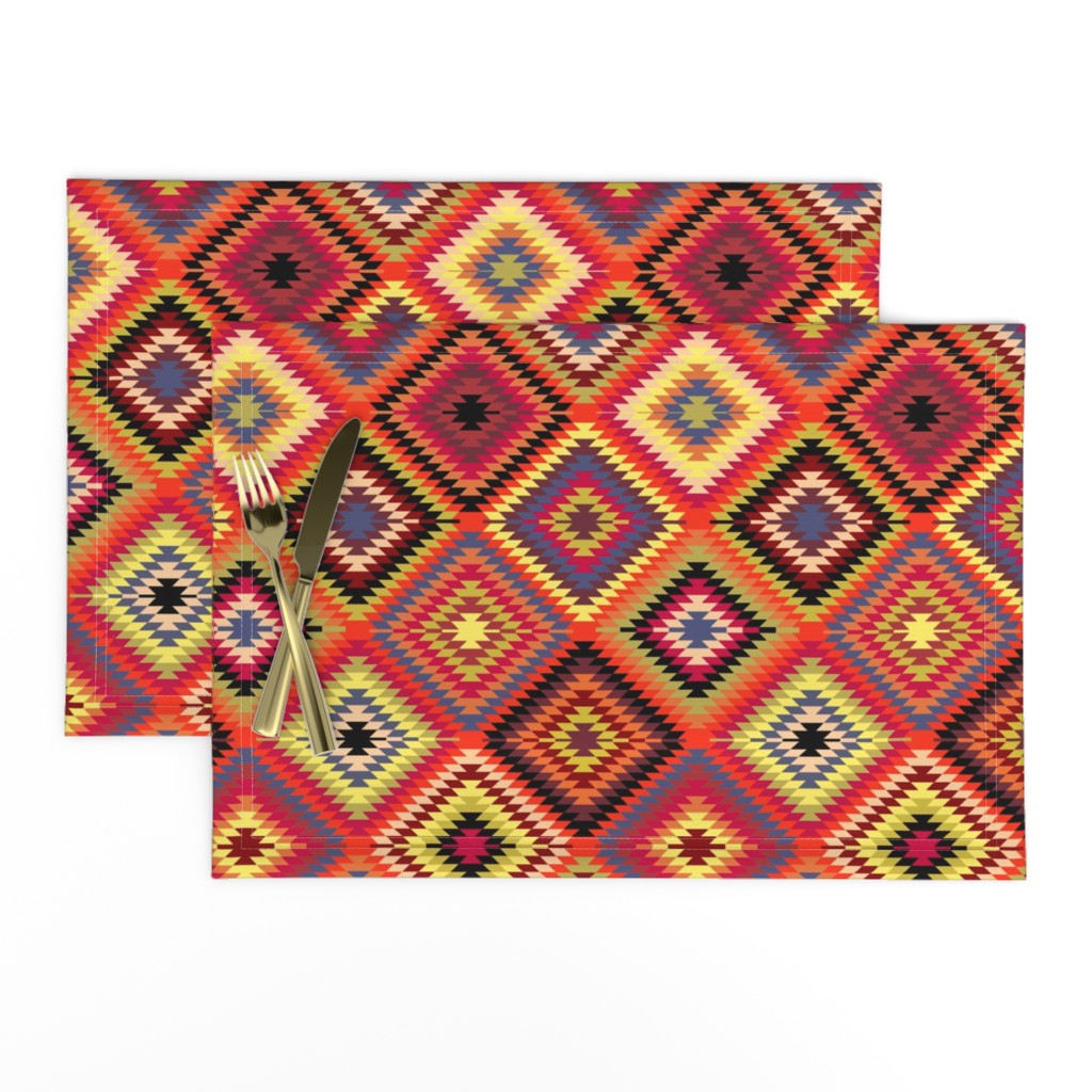 Multicolored Kilim Eye