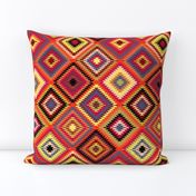 Multicolored Kilim Eye