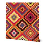 Multicolored Kilim Eye