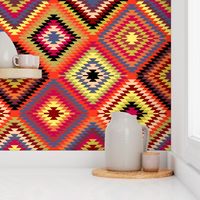 Multicolored Kilim Eye