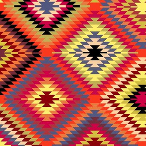 Multicolored Kilim Eye