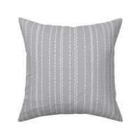 Stranded - Geometric Lines and Dots Lighter Grey