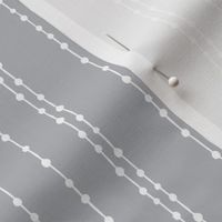 Stranded - Geometric Lines and Dots Lighter Grey