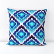 Iceberg Blue Gradient Kilim Eye