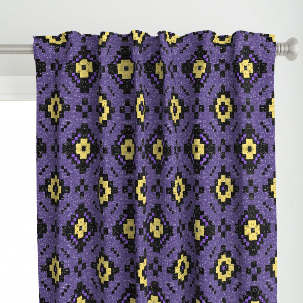 Purple kilim, yellow accents by Su_G_©SuSchaefer