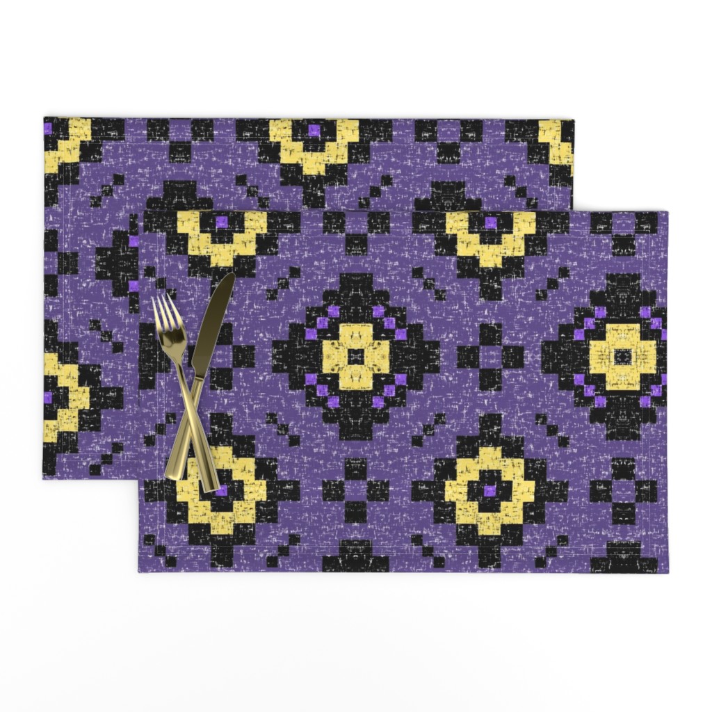 Purple kilim, yellow accents by Su_G_©SuSchaefer