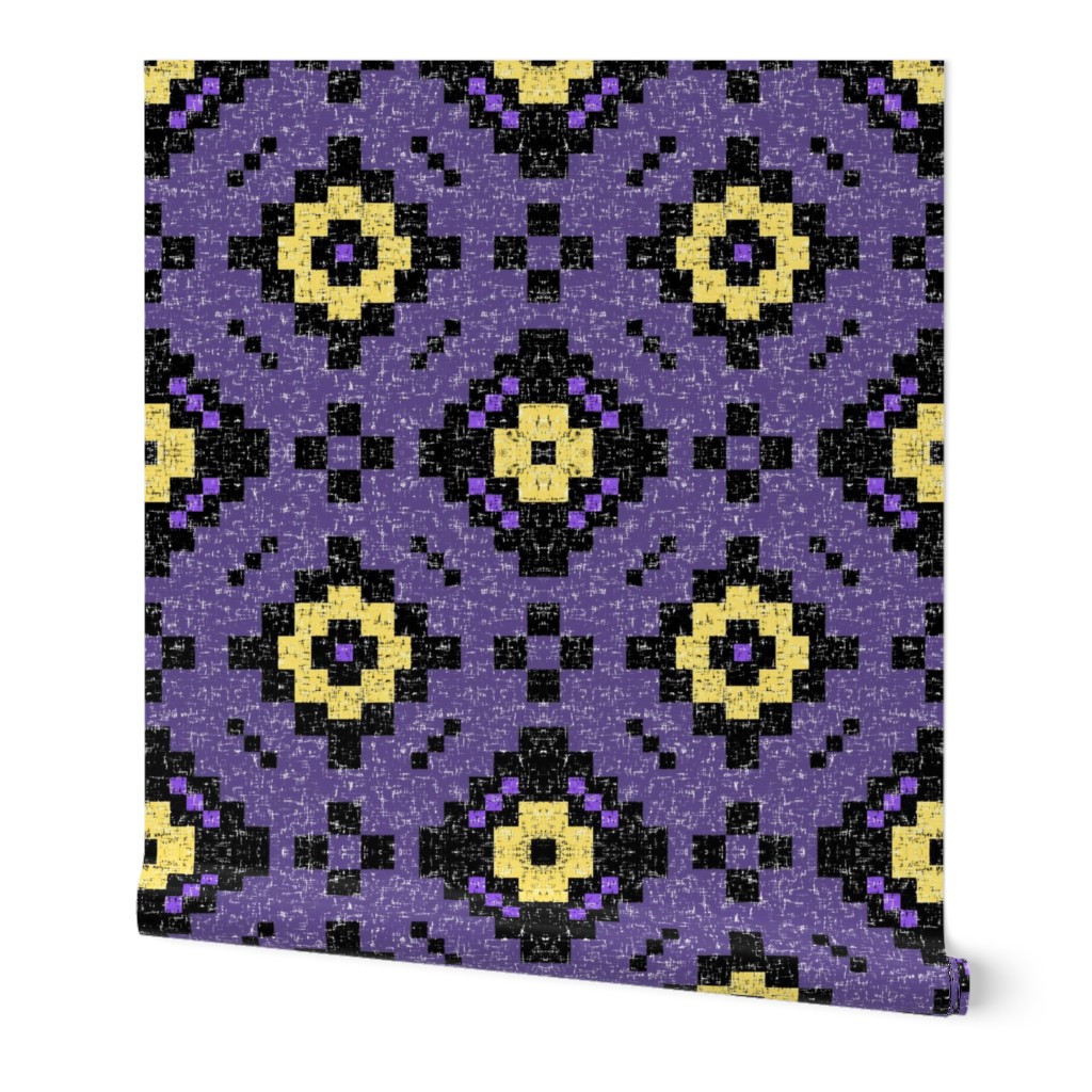 Purple kilim, yellow accents by Su_G_©SuSchaefer