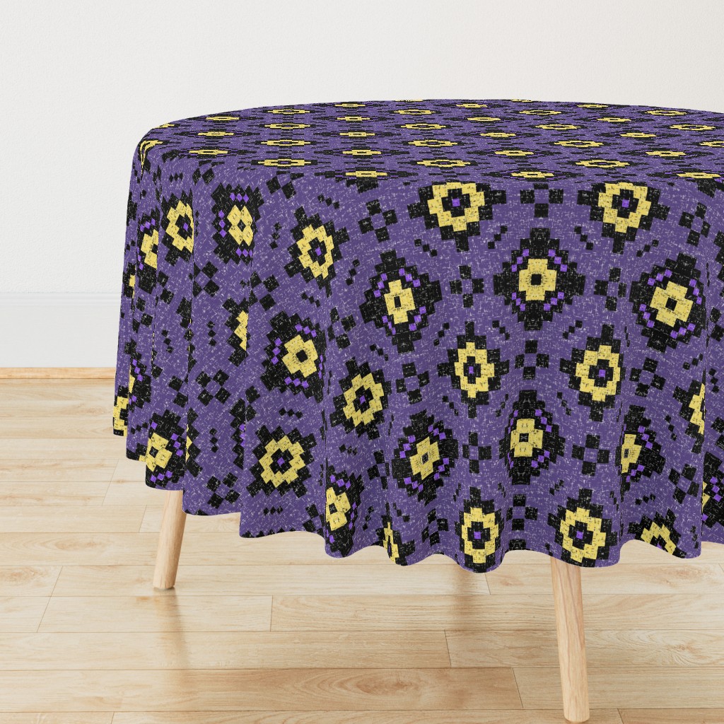 Purple kilim, yellow accents by Su_G_©SuSchaefer