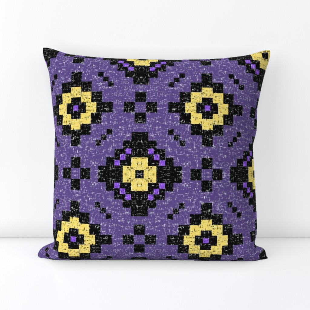 Purple kilim, yellow accents by Su_G_©SuSchaefer