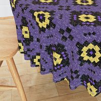 Purple kilim, yellow accents by Su_G_©SuSchaefer