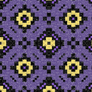 Purple kilim, yellow accents by Su_G_©SuSchaefer