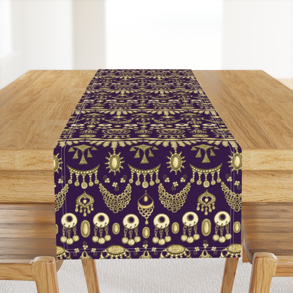 Bohemian Jewels Violet and Gold large scale