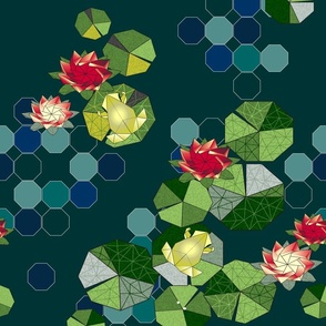 Lotus Pond Origami