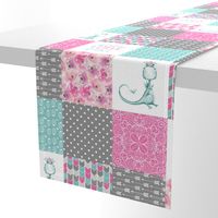 Little & Fierce Dragon - Wholecloth Cheater Quilt 