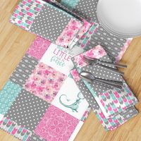 Little & Fierce Dragon - Wholecloth Cheater Quilt 