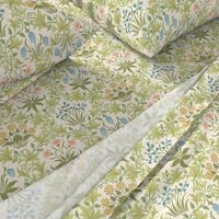 The William Morris Collection ~ Celandine ~ Original on Queen Anne's Lace