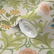 The William Morris Collection ~ Celandine ~ Original on Queen Anne's Lace