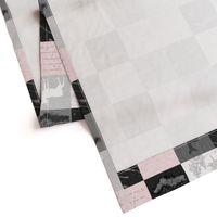 4.5” Always Quilt - Pink and greys - - wizard quotes