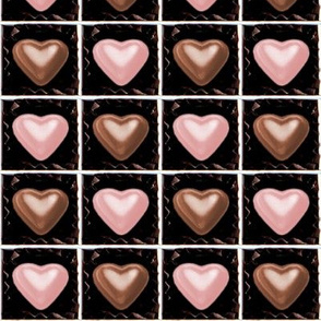 4 milk pink brown Chocolates Hearts valentine love desserts candy sweets food kawaii cute candies boxes mixed assorted 