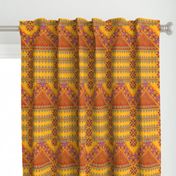 Golden Kilim, Horizontal Border