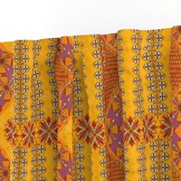 Golden Kilim, Verticle Border