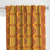 Golden Kilim, Verticle Border