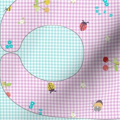 Bibs... baby girl sewing pattern template