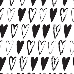 Hand Drawn Hearts