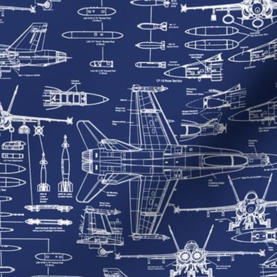 F-18 Blueprints // Small