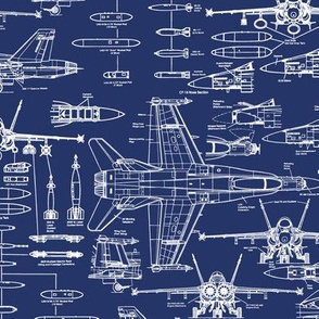 F-18 Blueprints // Small