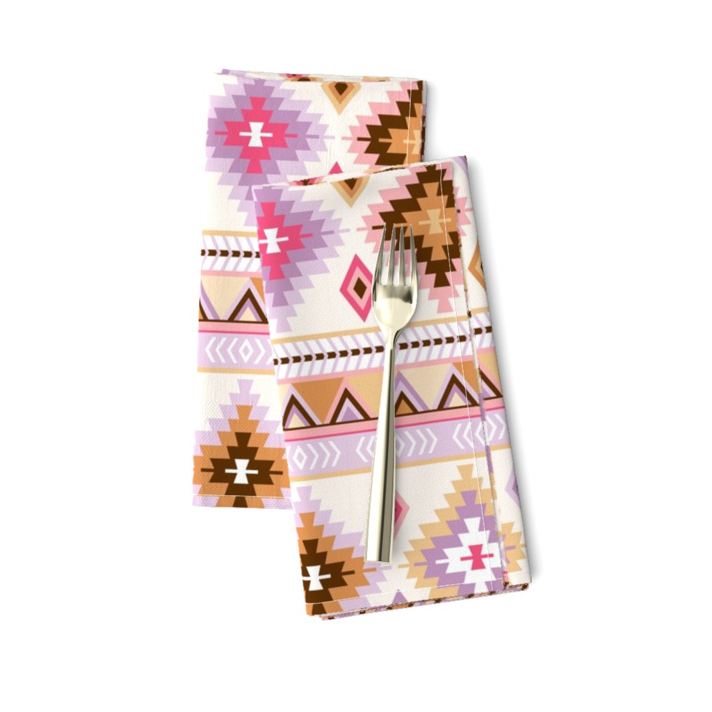 pink and sand kilim