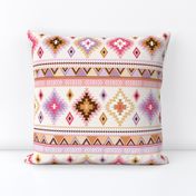 pink and sand kilim