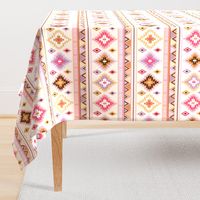 pink and sand kilim