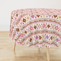 pink and sand kilim