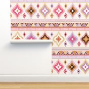 pink and sand kilim