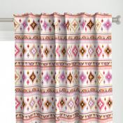 pink and sand kilim