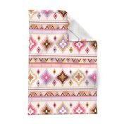 pink and sand kilim