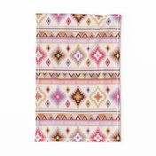 pink and sand kilim