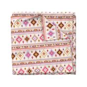 pink and sand kilim