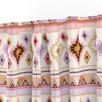 pink and sand kilim