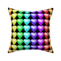 1 Foil Wrapped Chocolates Hearts  valentine love desserts candy sweets food colorful rainbow multi colors colored kawaii cute egl elegant gothic lolita candies 