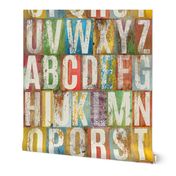 Art Letters of the Latin Alphabet