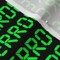 1 calculators display error messages digital electronic pop art retro neon green failures