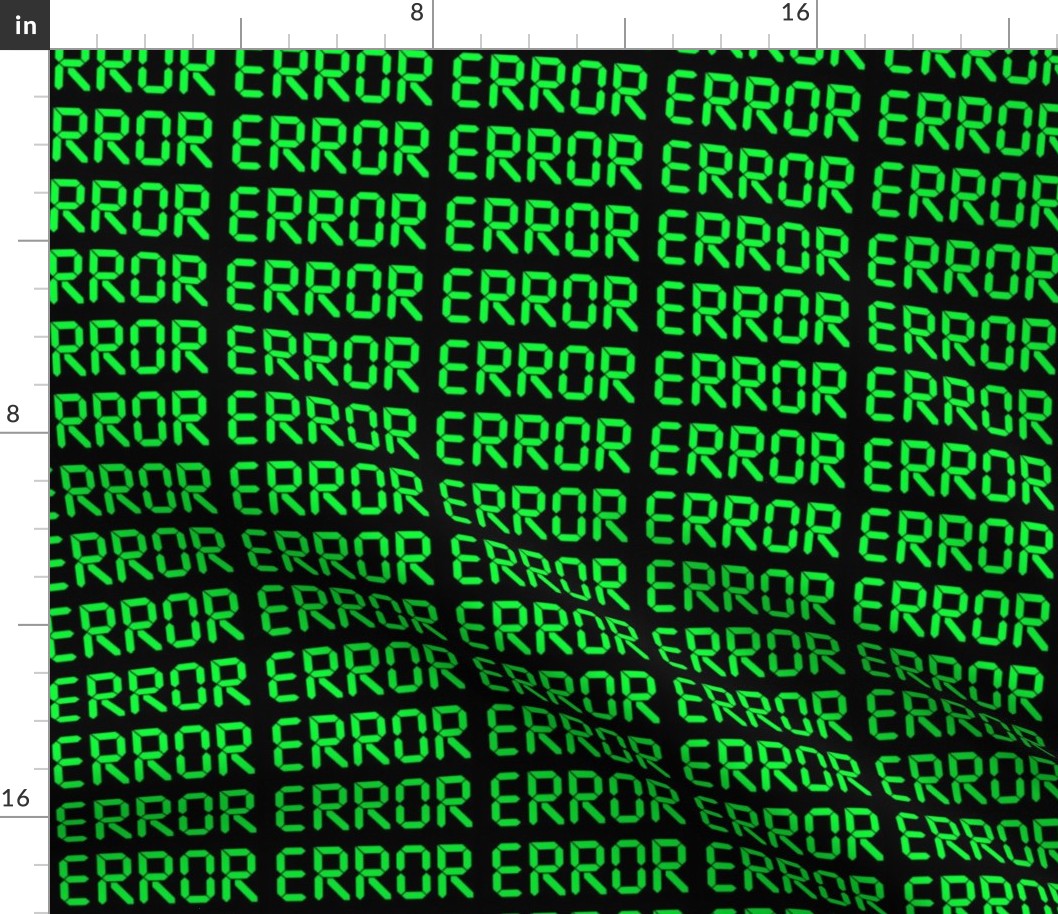 1 calculators display error messages digital electronic pop art retro neon green failures