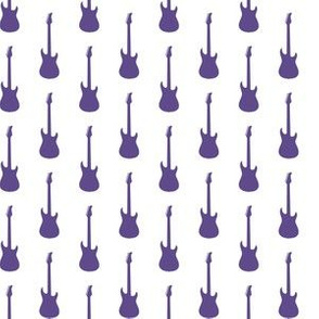 Ultra Violet Purple Electric Guitars on White