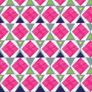 Fuchsia and Blue Kilim