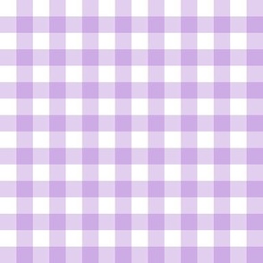 1/2" Gingham Check (lavender) Joy collection