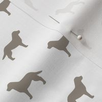 Labrador Retriever Warm Grey Silhouette